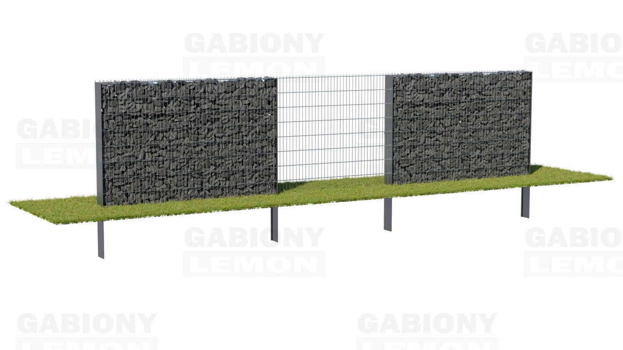 gabion s 2D plotovým panelom
